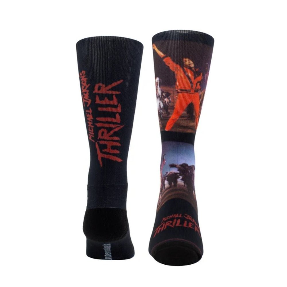 Michael Jackson Socks Dye-Sublimated Thriller 1 Pair